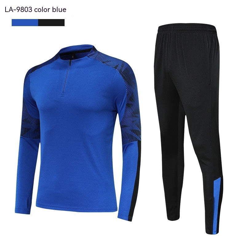 Soccer Suit Set Men's Long Sleeve Training Clothes Competition Team