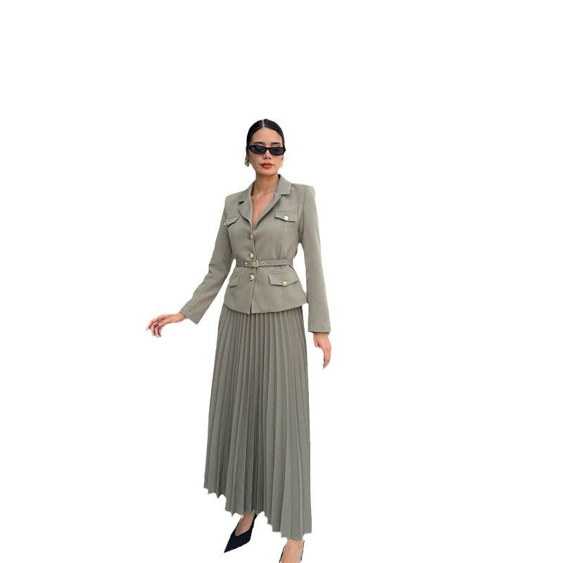 Women's Fashion V-neck Suit Suit